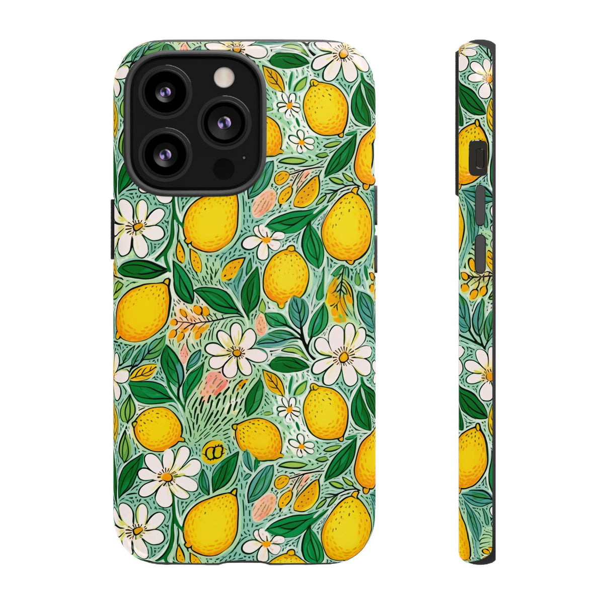 Cute Summer Lemons Phone Case – Refreshing Citrus Design for Your Phone 3