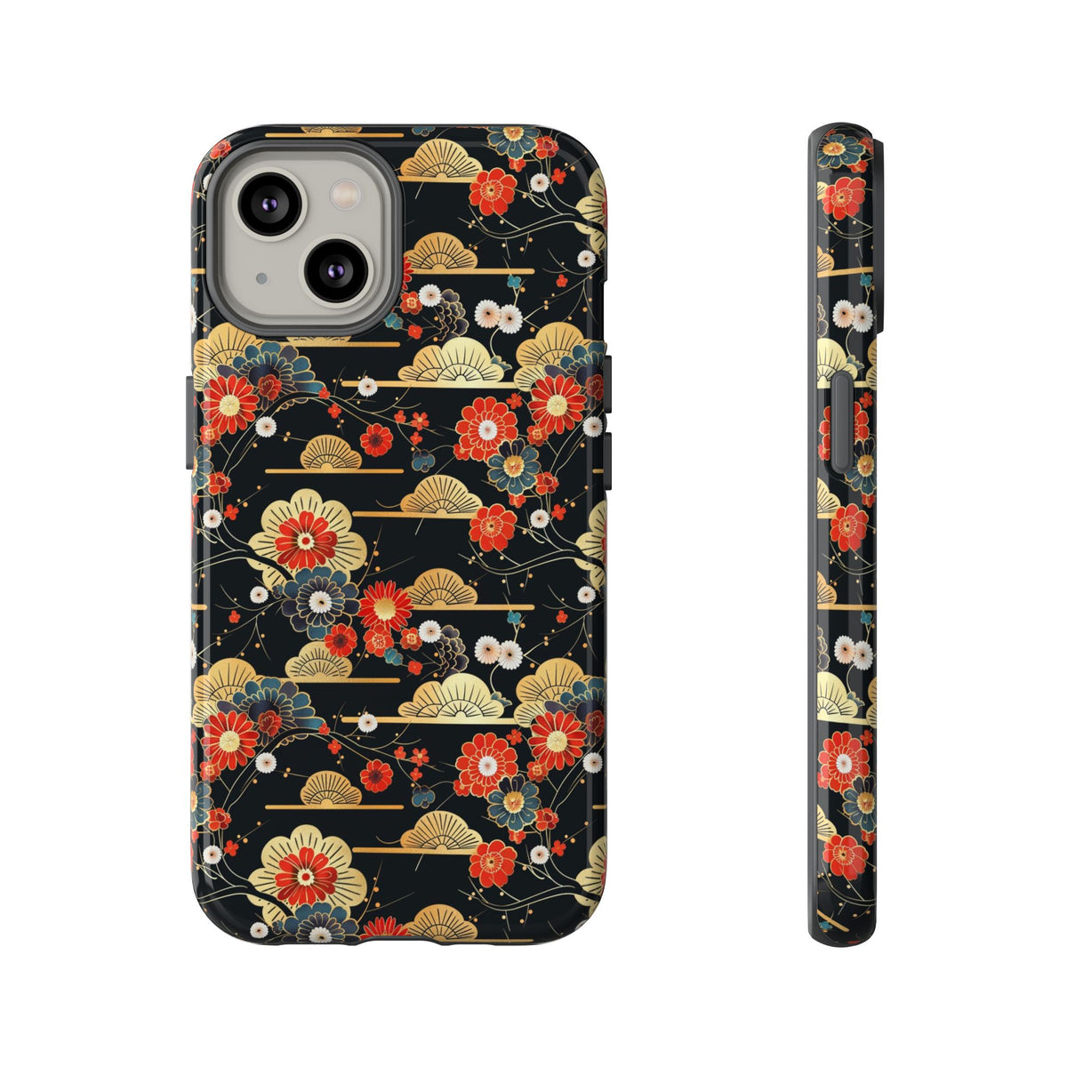 Japanese Pattern Phone Case – Elegant & Timeless Design for Your Phone 063