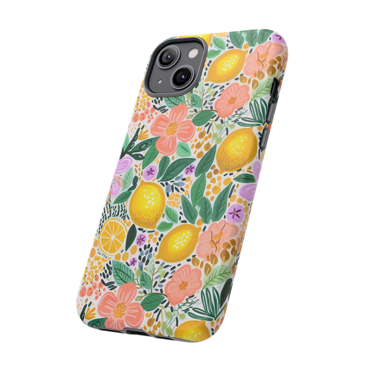 Cute Summer Lemons Phone Case – Refreshing Citrus Design for Your Phone