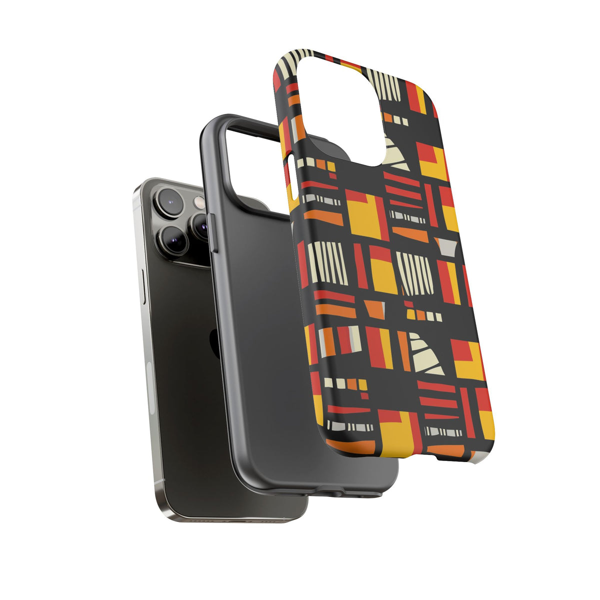 Stylish African Pattern Phone Case – Unique and Vibrant Protection 099