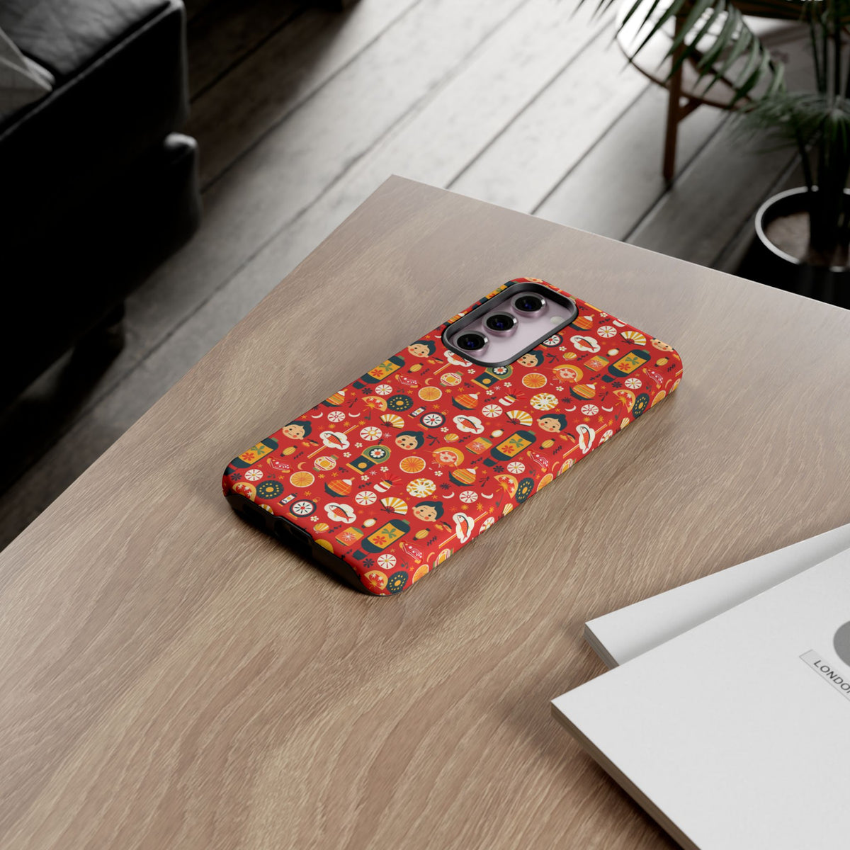 Japanese Pattern Phone Case – Elegant & Timeless Design for Your Phone 087