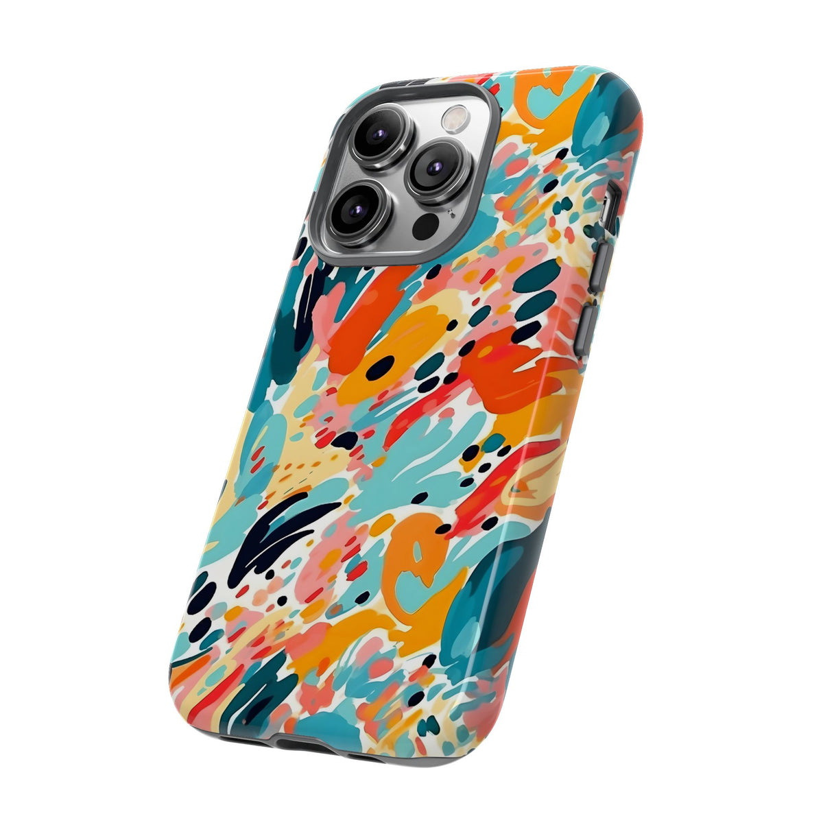 Abstract Painting Design Phone Case – Modern Art-Inspired Phone Cover 7