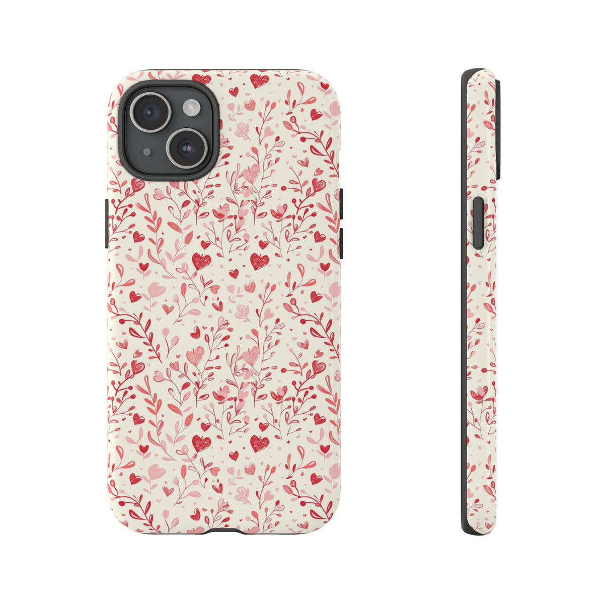 Heart Pattern Phone Case – Stylish & Loving Design for Your Device 823