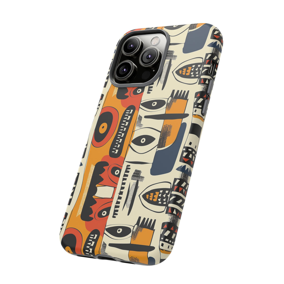 Stylish African Pattern Phone Case – Unique and Vibrant Protection 204