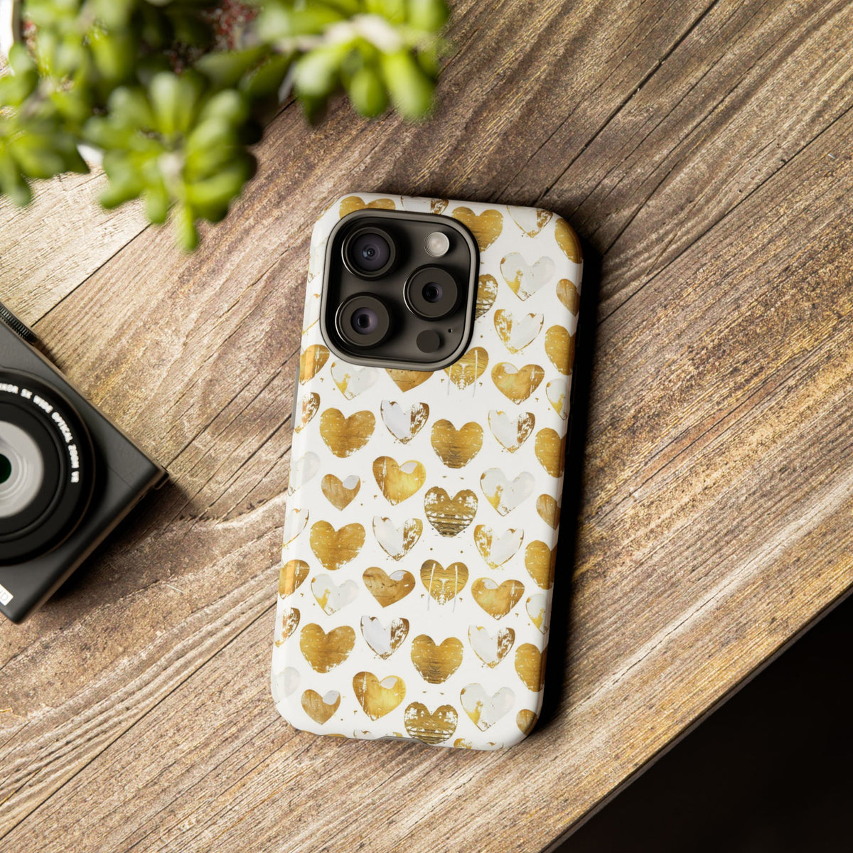 Heart Pattern Phone Case – Stylish & Loving Design for Your Device 369