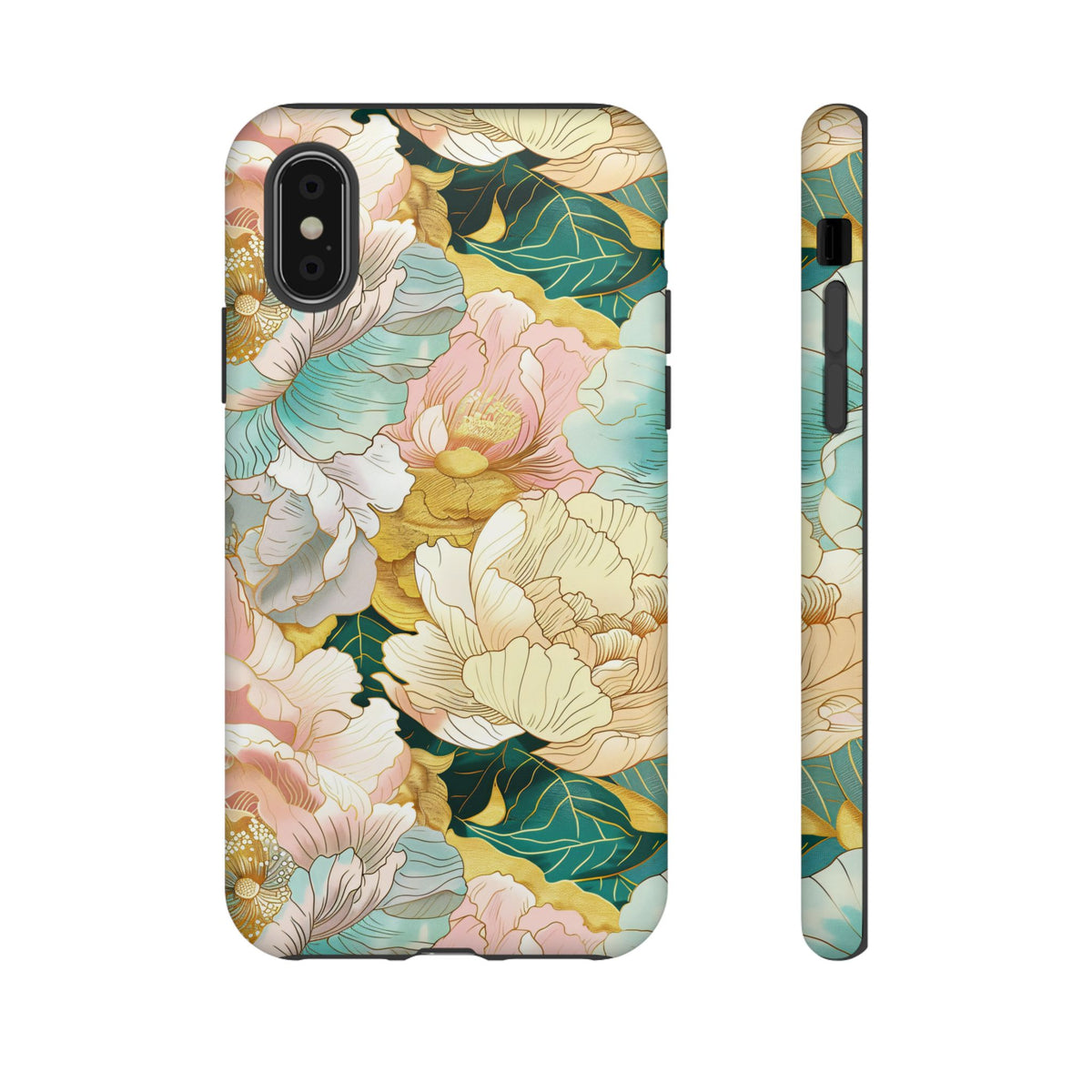 Japanese Blossom Asian Floral Design Phone Case – Elegant Floral Phone Cover