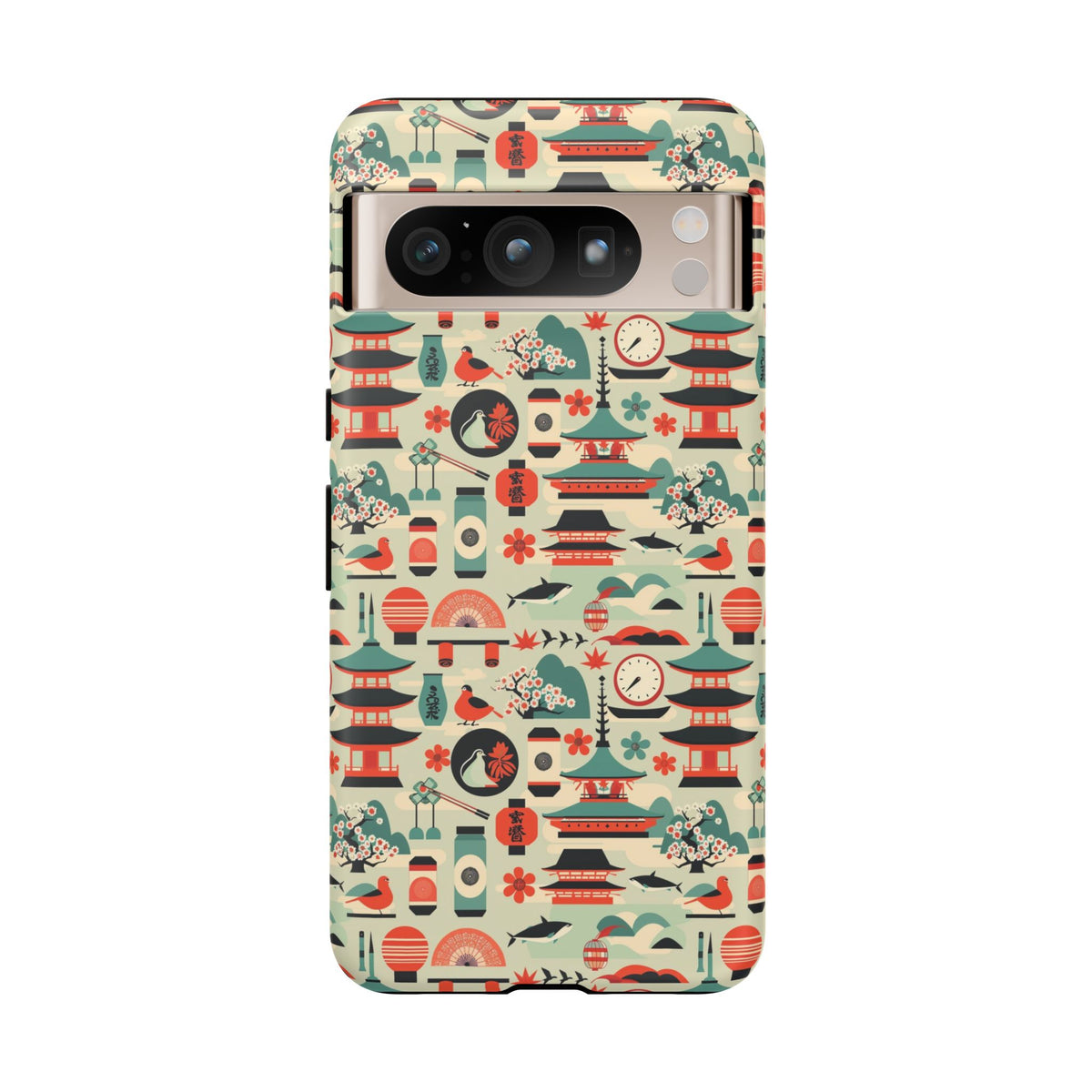 Japanese Pattern Phone Case – Elegant & Timeless Design for Your Phone 105