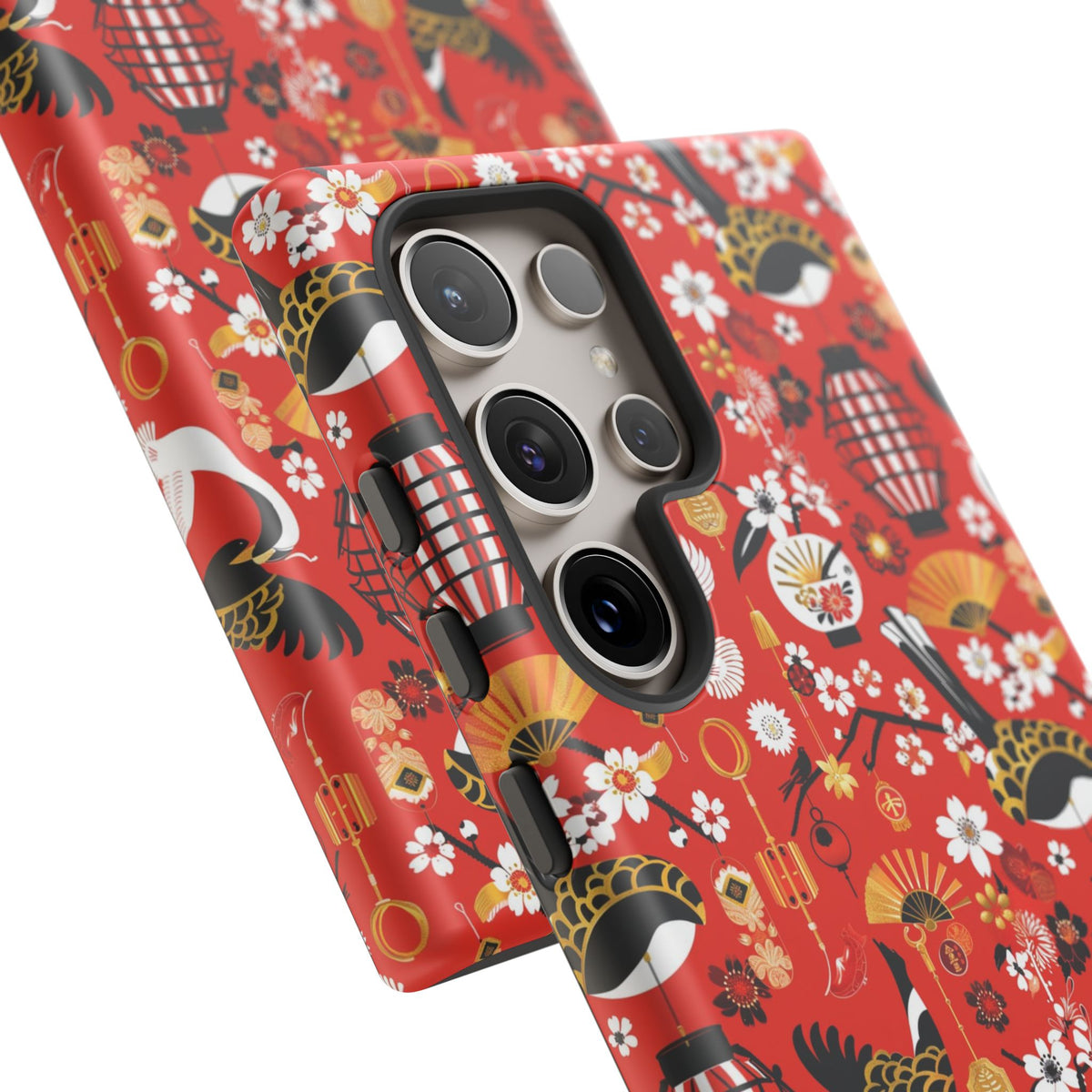 Japanese Pattern Phone Case – Elegant & Timeless Design for Your Phone 056