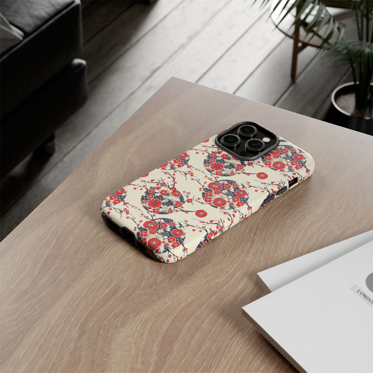 Japanese Pattern Phone Case – Elegant & Timeless Design for Your Phone 138