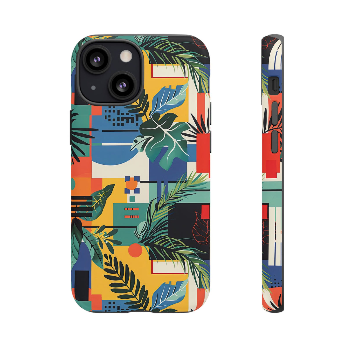 Jungle Collage Phone Case – Vibrant & Durable Nature-Inspired Protection