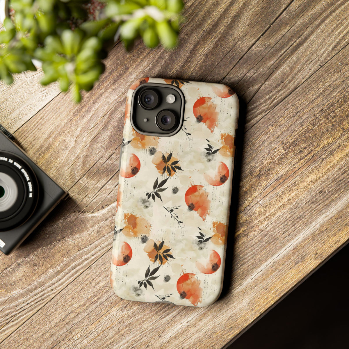 Japanese Pattern Phone Case – Elegant & Timeless Design for Your Phone 058