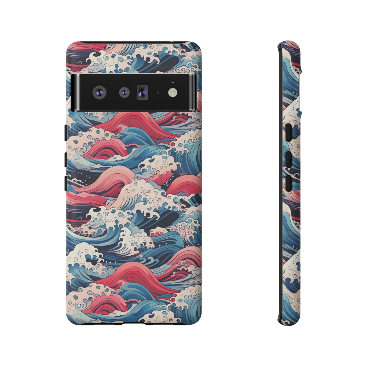 Japanese Waves Phone Case – Embrace Timeless Elegance with Classic Design 3