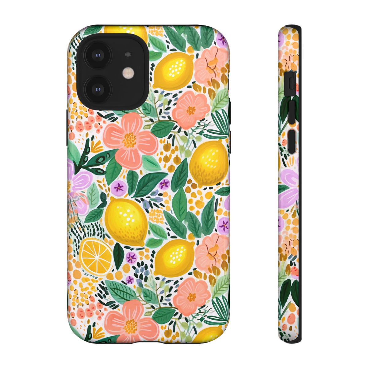 Cute Summer Lemons Phone Case – Refreshing Citrus Design for Your Phone