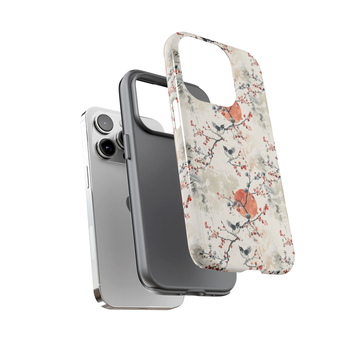 Japanese Pattern Phone Case – Elegant & Timeless Design for Your Phone 136