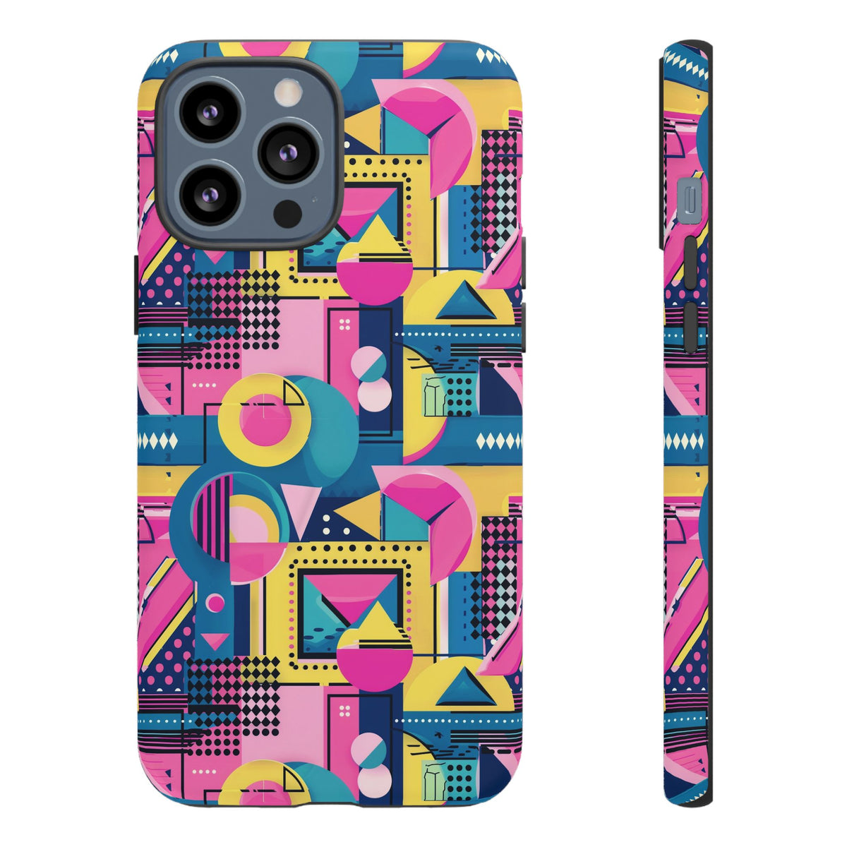 Retro 80s Seamless Phone Case – Vintage Style Meets Modern Protection 090