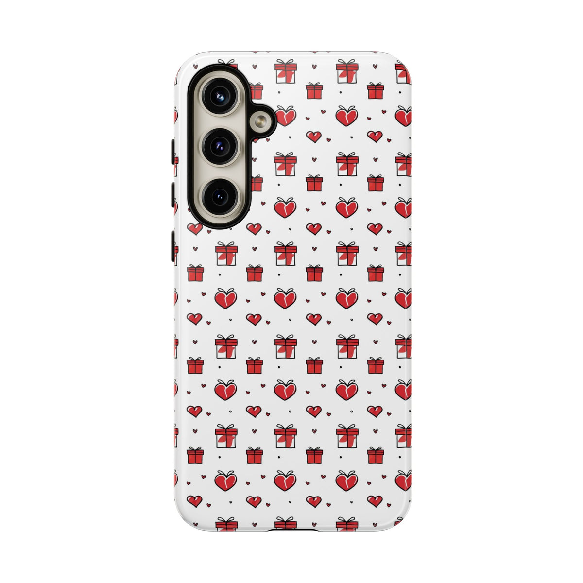 Heart Pattern Phone Case – Stylish & Loving Design for Your Device 234