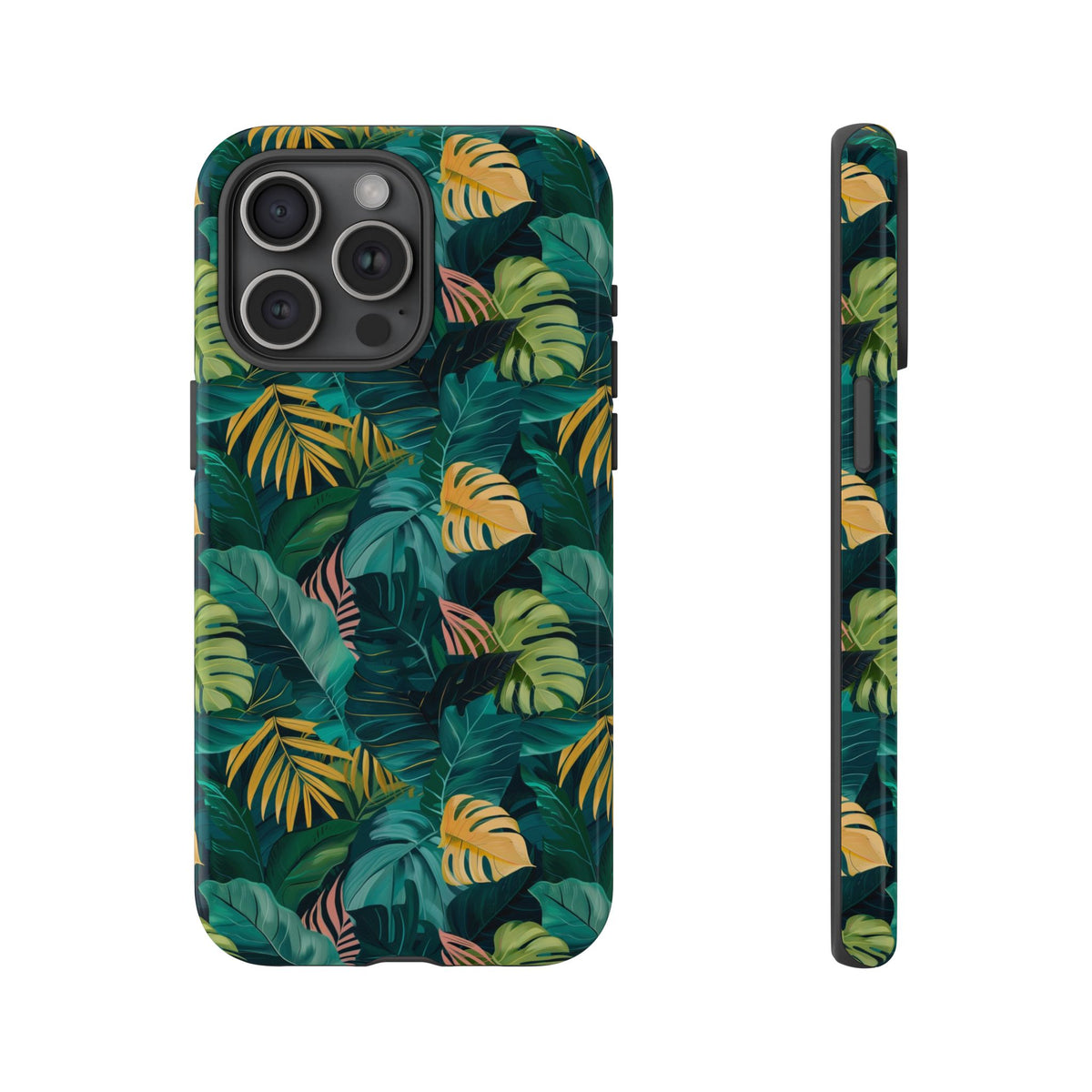 Jungle Pattern Phone Case – Exotic & Lush Design for Your Phone 337