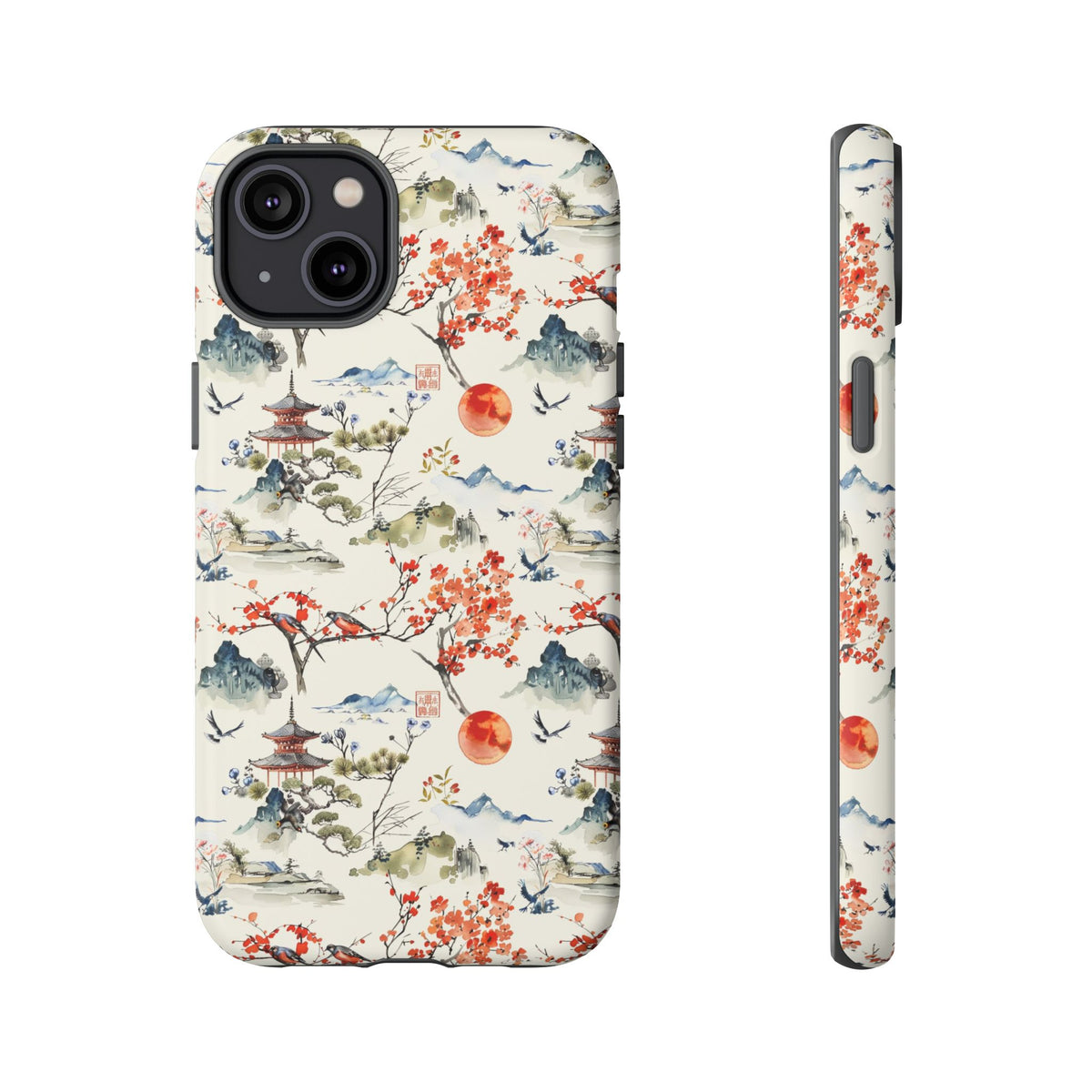 Japanese Pattern Phone Case – Elegant & Timeless Design for Your Phone 120