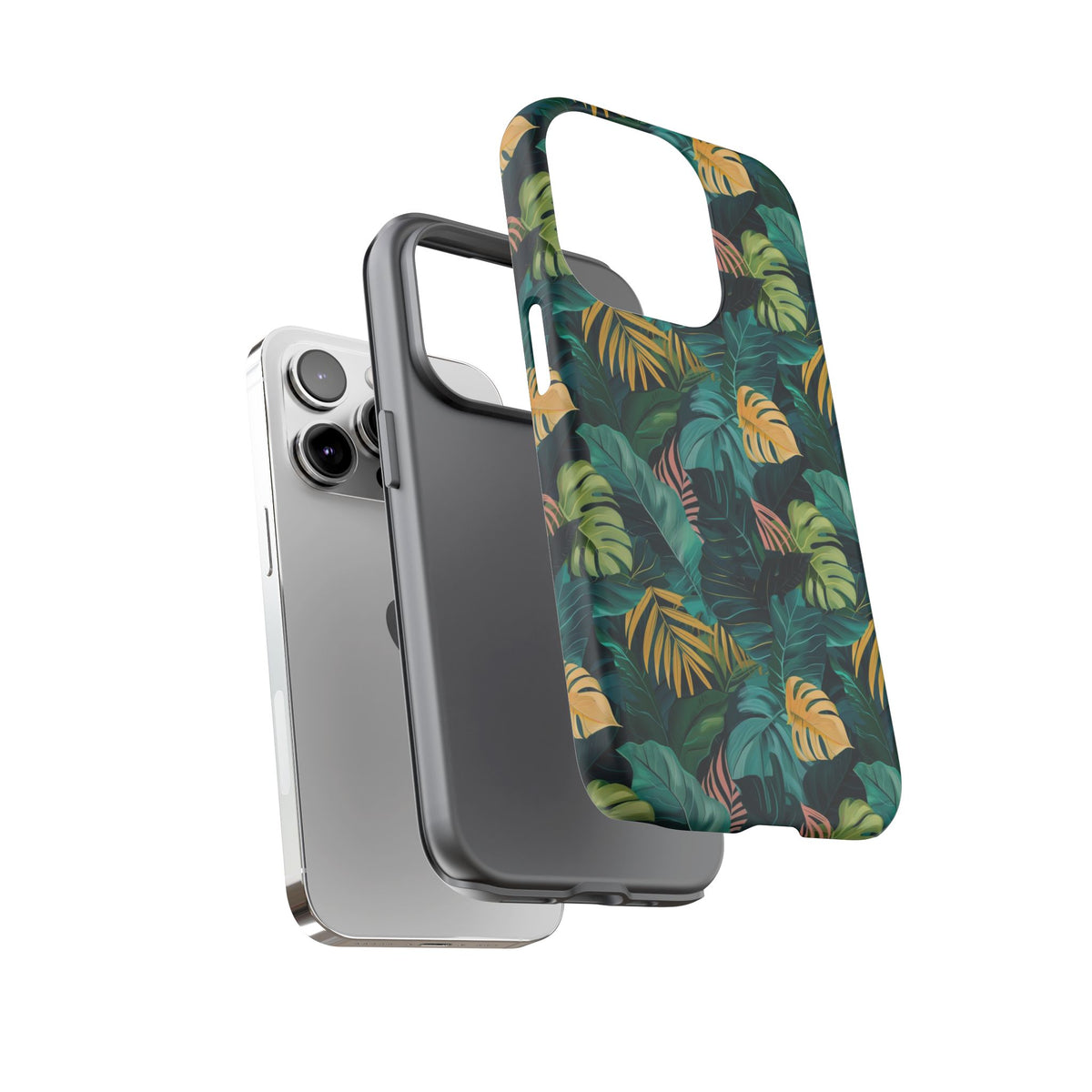 Jungle Pattern Phone Case – Exotic & Lush Design for Your Phone 337