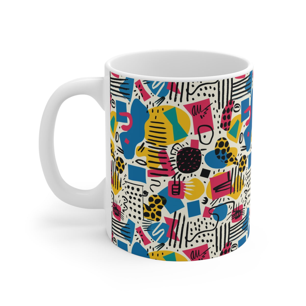 90s Retro Coffee Mug - Full Wrap Design 479