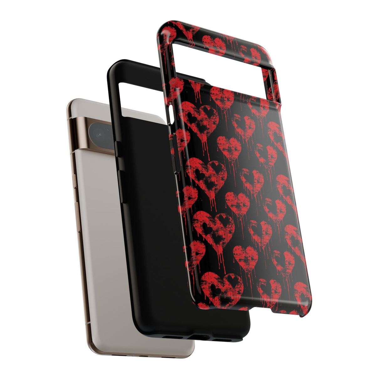 Heart Pattern Phone Case – Stylish & Loving Design for Your Device 367