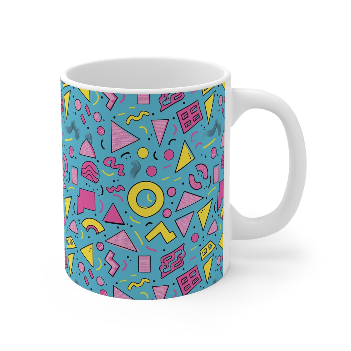 90s Retro Coffee Mug - Full Wrap Design 585