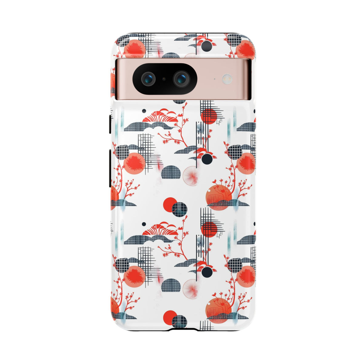 Japanese Pattern Phone Case – Elegant & Timeless Design for Your Phone 082