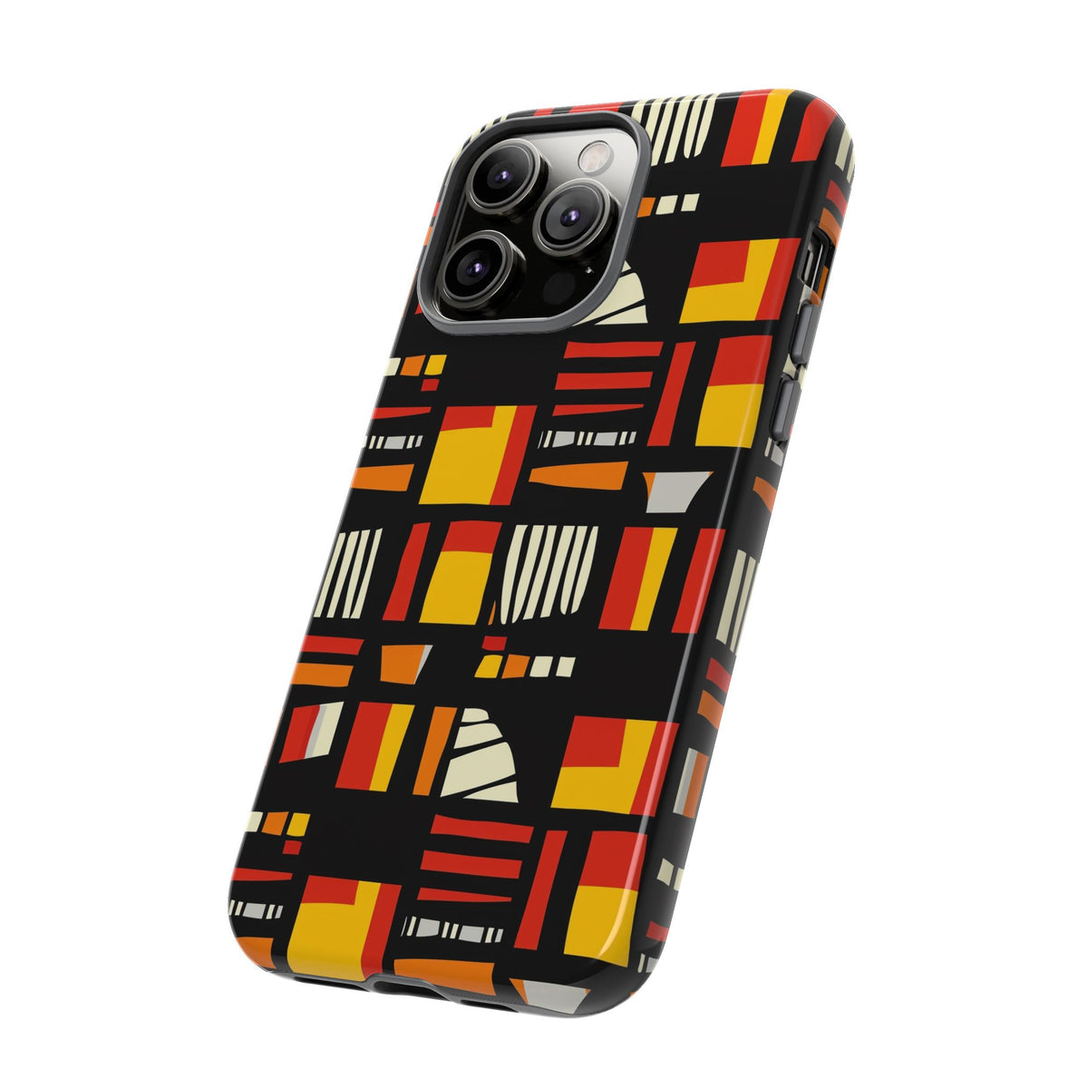 Stylish African Pattern Phone Case – Unique and Vibrant Protection 099