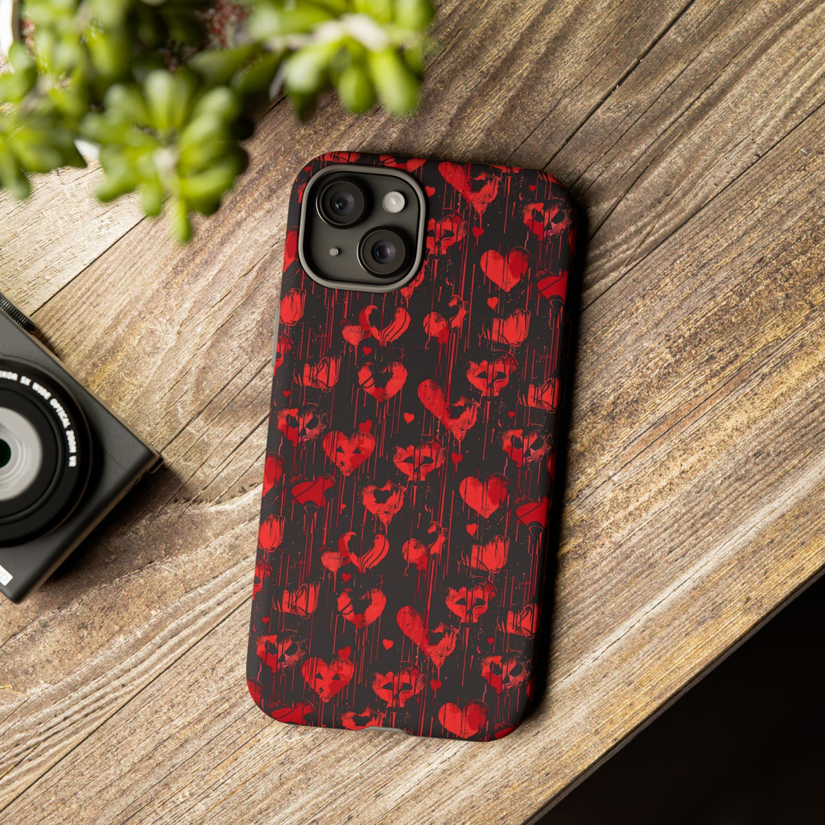 Heart Pattern Phone Case – Stylish & Loving Design for Your Device 825