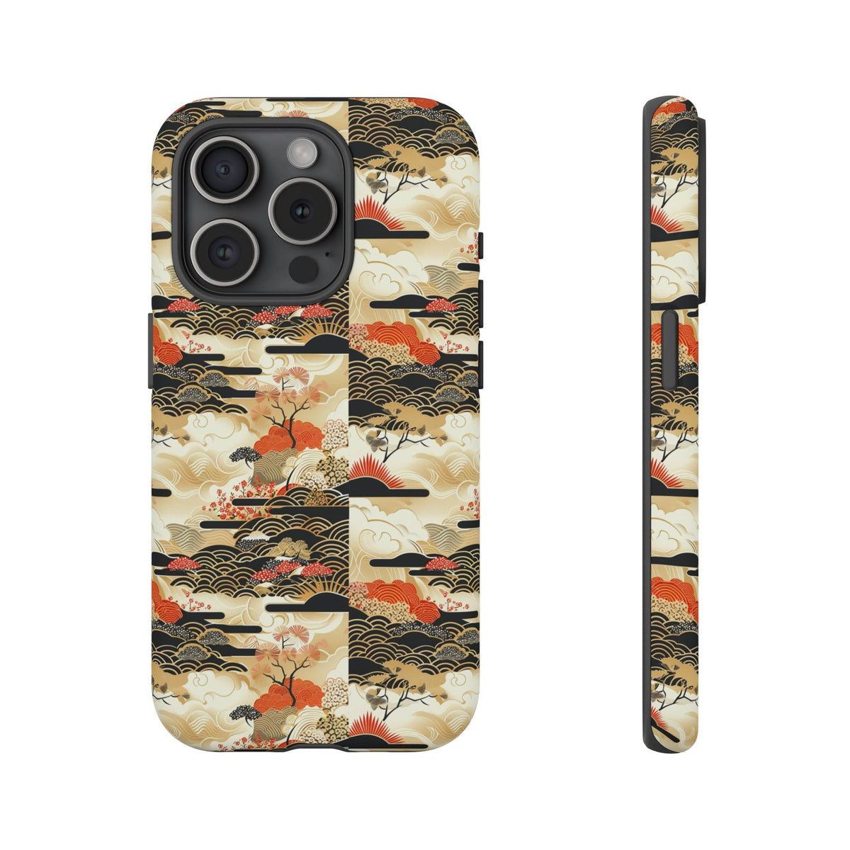 Japanese Pattern Phone Case – Elegant & Timeless Design for Your Phone 123