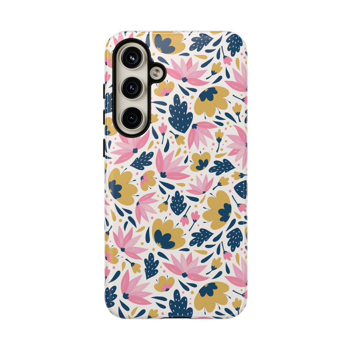 Colorful Little Flower Design Phone Case – Bright and Cheerful Floral Phone Cover 3