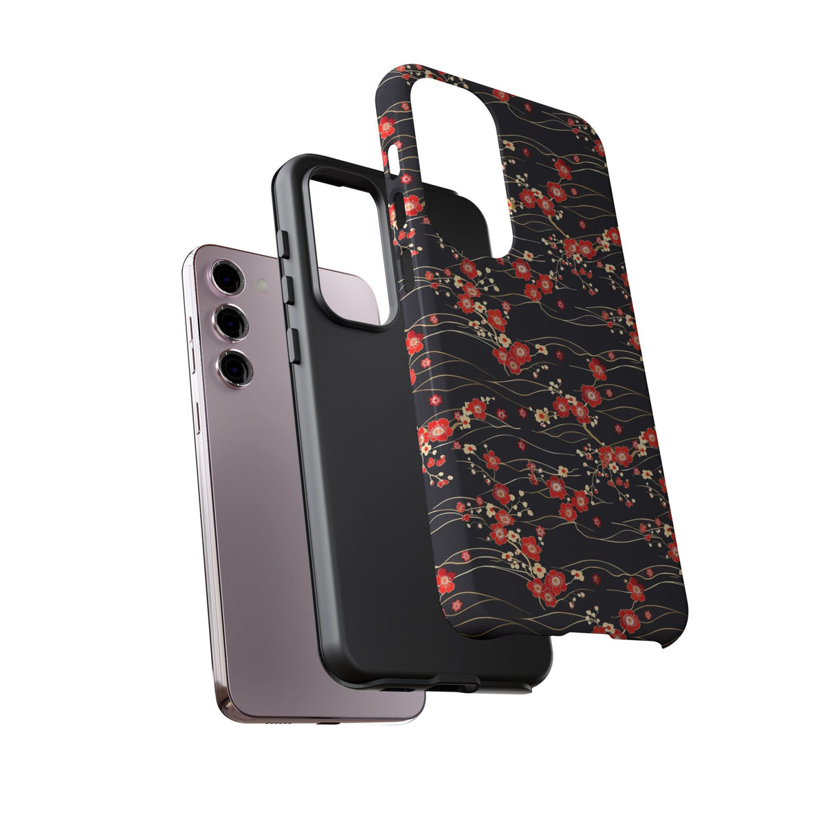 Japanese Pattern Phone Case – Elegant & Timeless Design for Your Phone 041