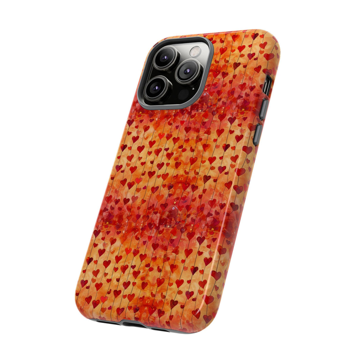 Heart Pattern Phone Case – Stylish & Loving Design for Your Device 827