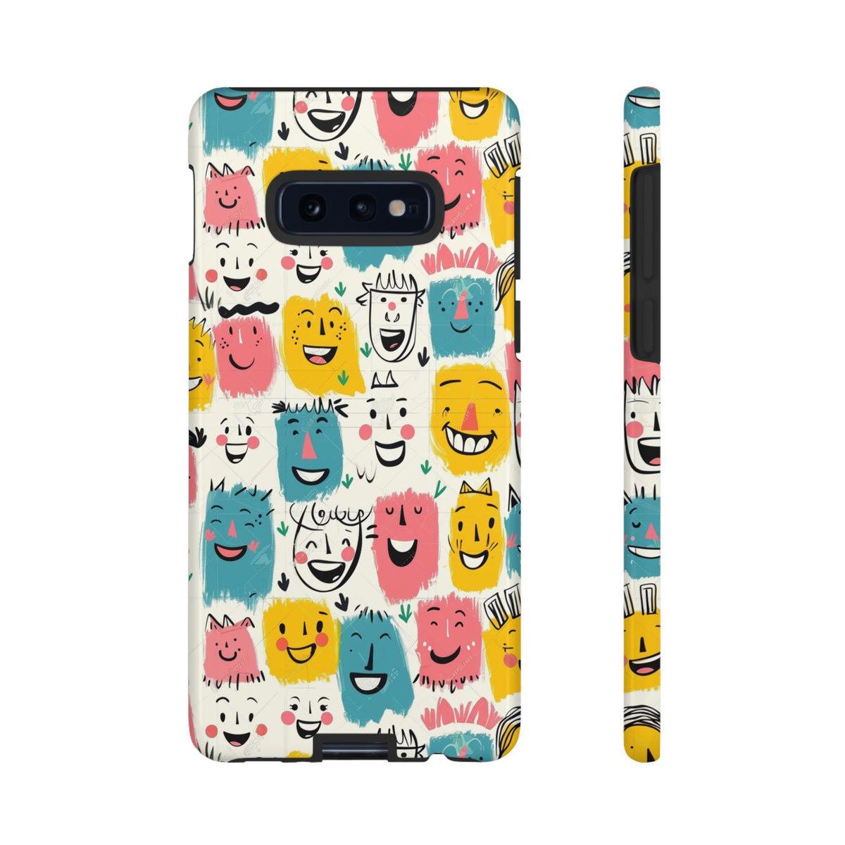 Happy Faces Phone Case – Joyful and Cheerful Design for a Bright Look