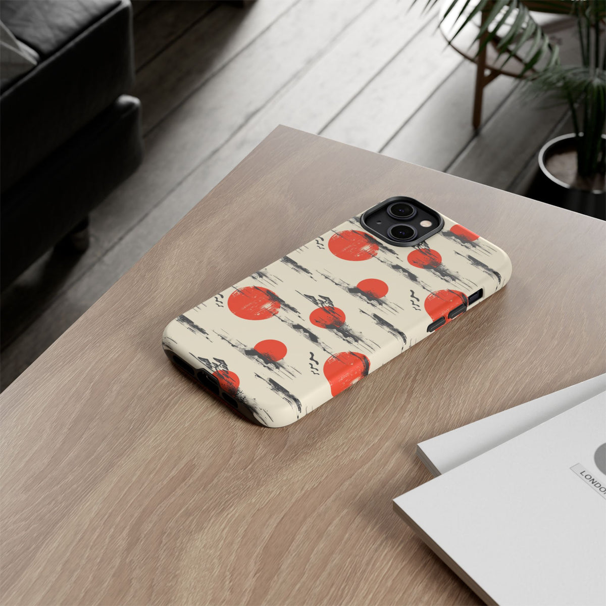 Japanese Pattern Phone Case – Elegant & Timeless Design for Your Phone 077