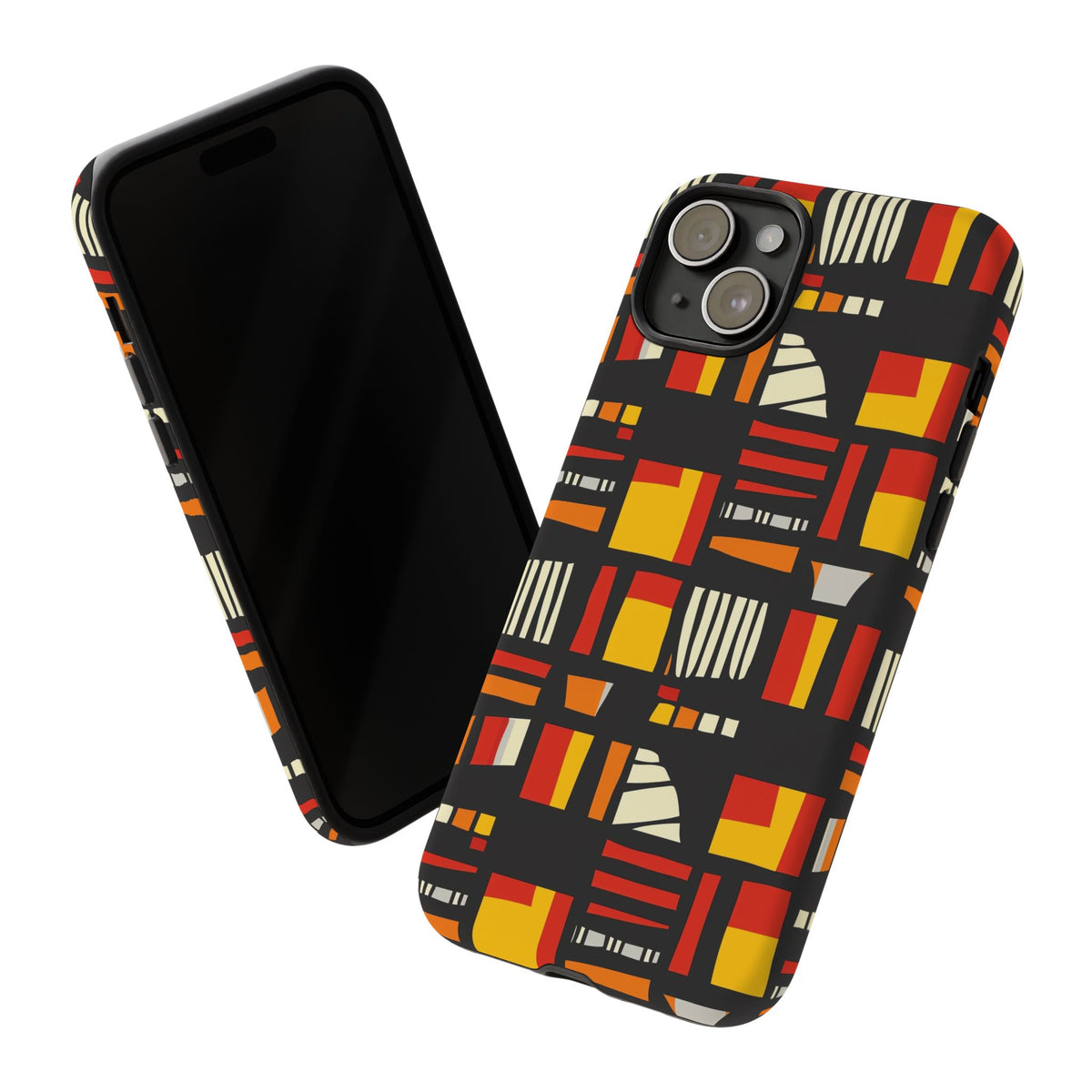 Stylish African Pattern Phone Case – Unique and Vibrant Protection 099