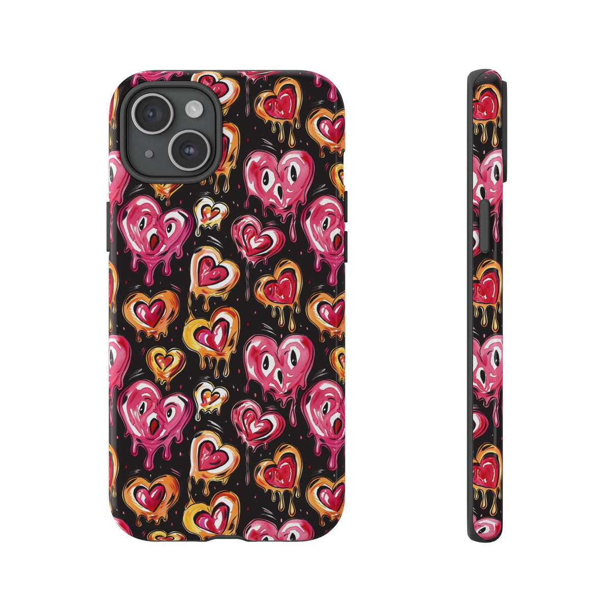 Heart Pattern Phone Case – Stylish & Loving Design for Your Device 361