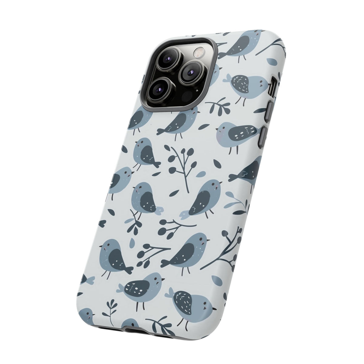 Birds Seamless Pattern Phone Case – Elegant and Timeless Avian Design 10