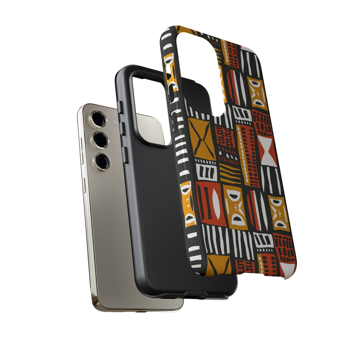 Stylish African Pattern Phone Case – Unique and Vibrant Protection 136