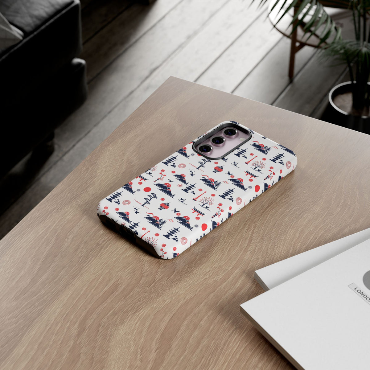 Japanese Pattern Phone Case – Elegant & Timeless Design for Your Phone 079