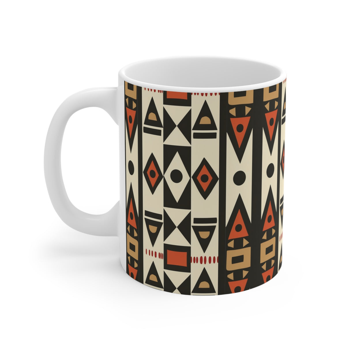 All-Over African Pattern Coffee Mug 698