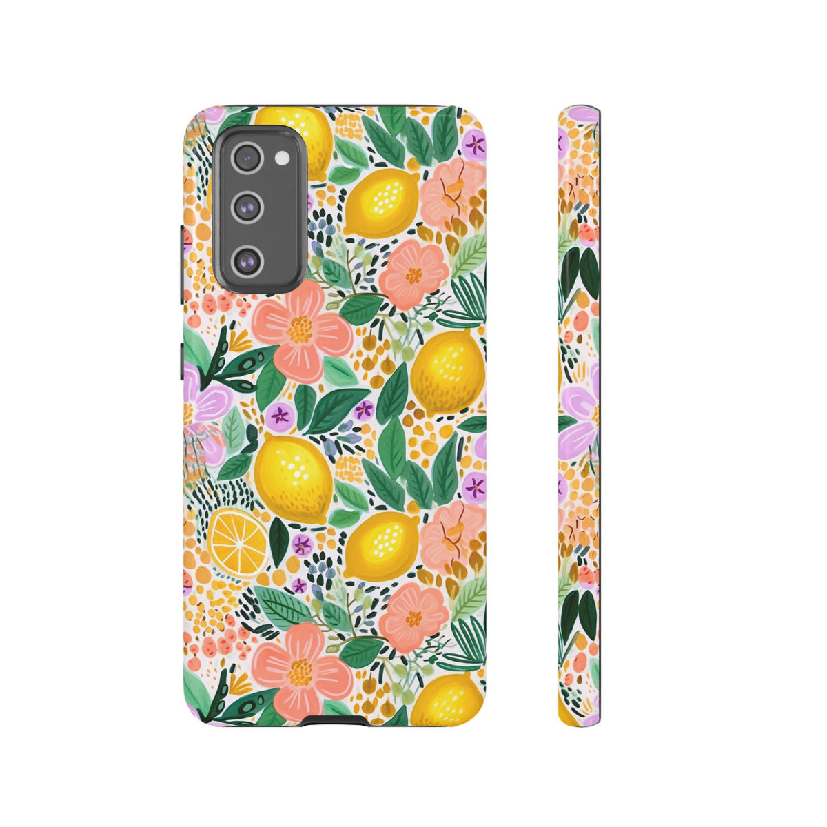 Cute Summer Lemons Phone Case – Refreshing Citrus Design for Your Phone