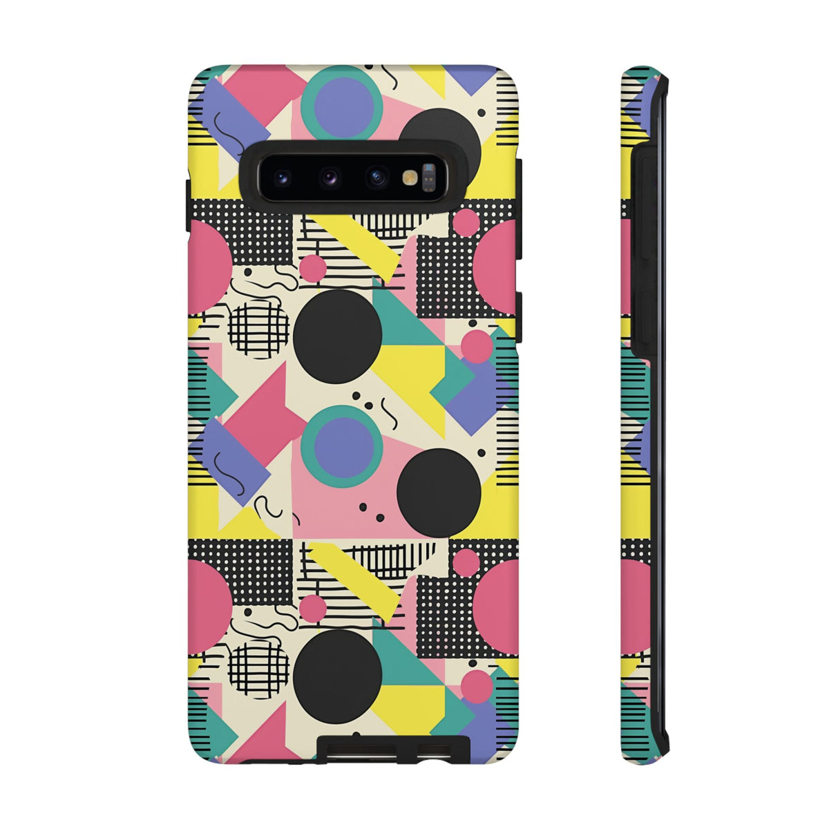 90s Themed Seamless Pattern Phone Case – Embrace Retro Style and Protection 228