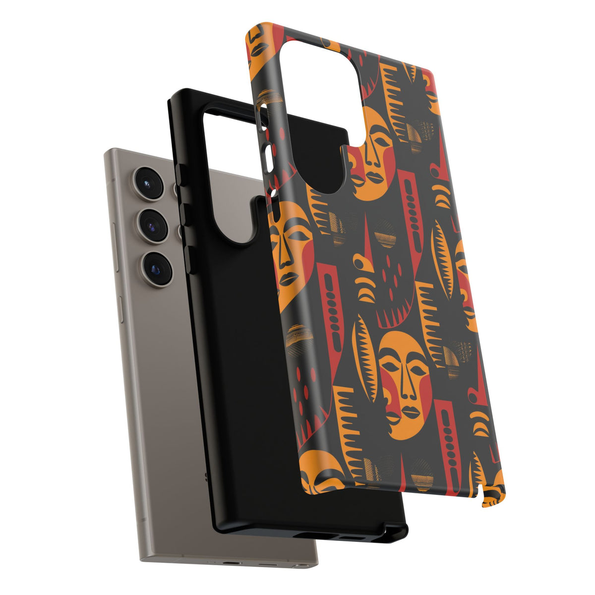 Stylish African Pattern Phone Case – Unique and Vibrant Protection 203