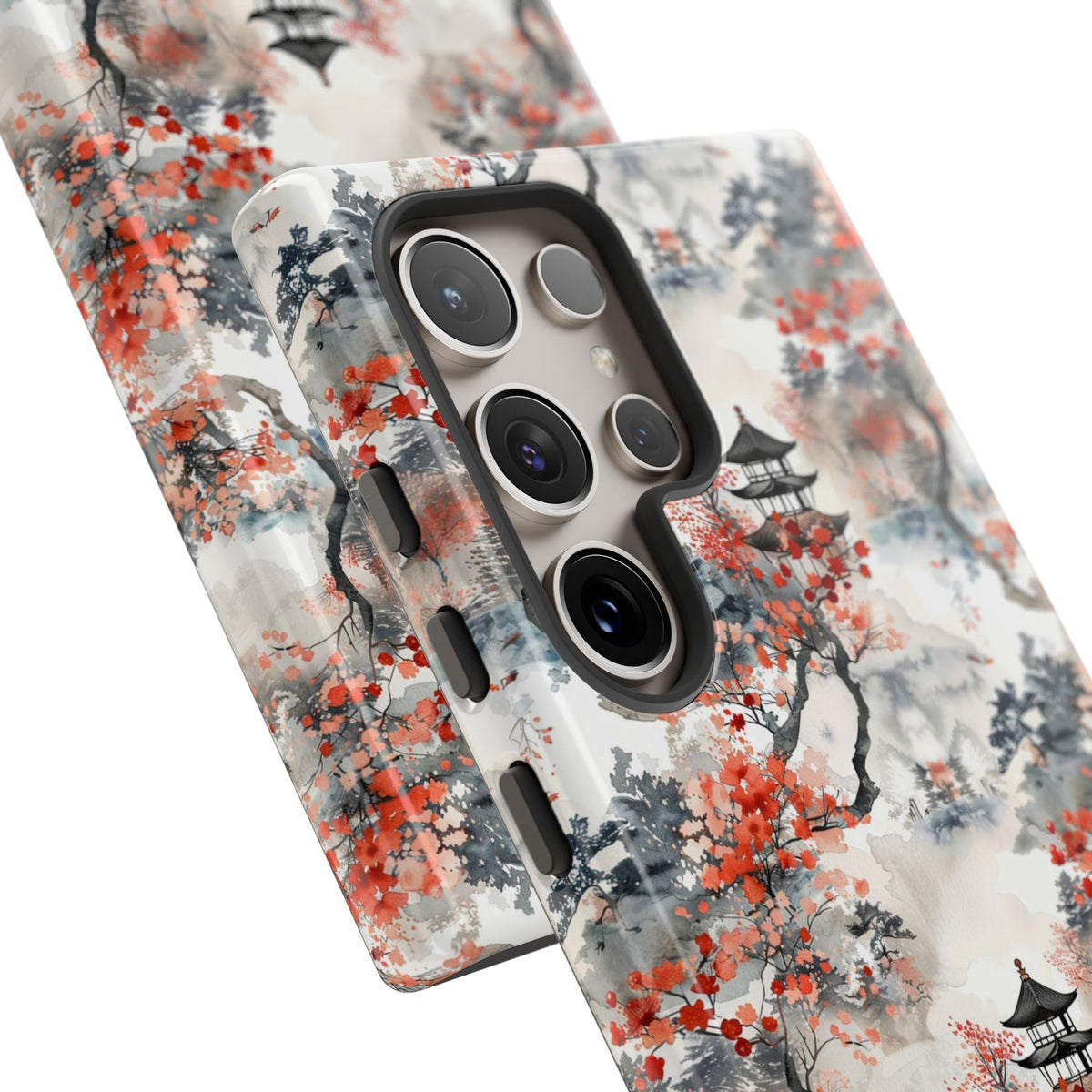 Japanese Pattern Phone Case – Elegant & Timeless Design for Your Phone 096