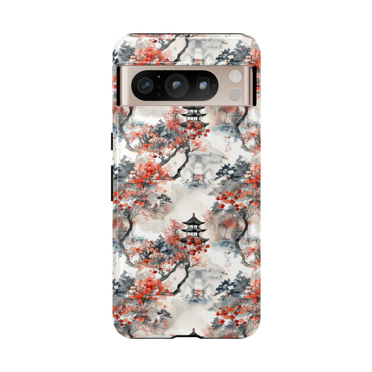 Japanese Pattern Phone Case – Elegant & Timeless Design for Your Phone 096