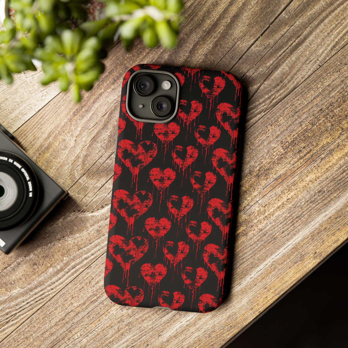 Heart Pattern Phone Case – Stylish & Loving Design for Your Device 367