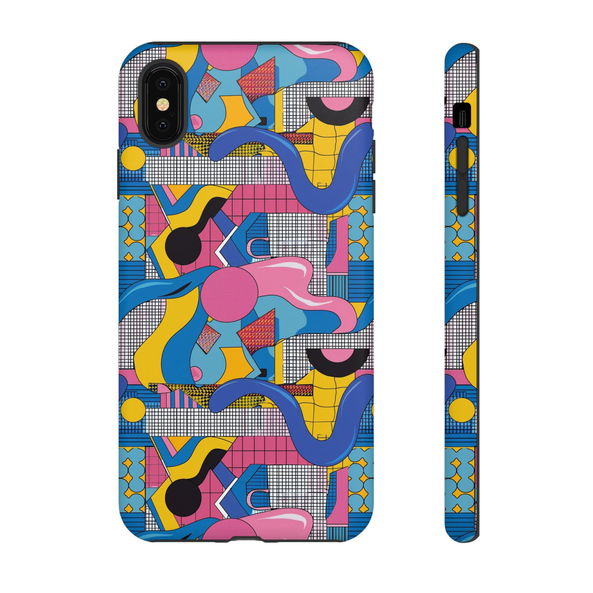 90s Themed Seamless Pattern Phone Case – Embrace Retro Style and Protection 224