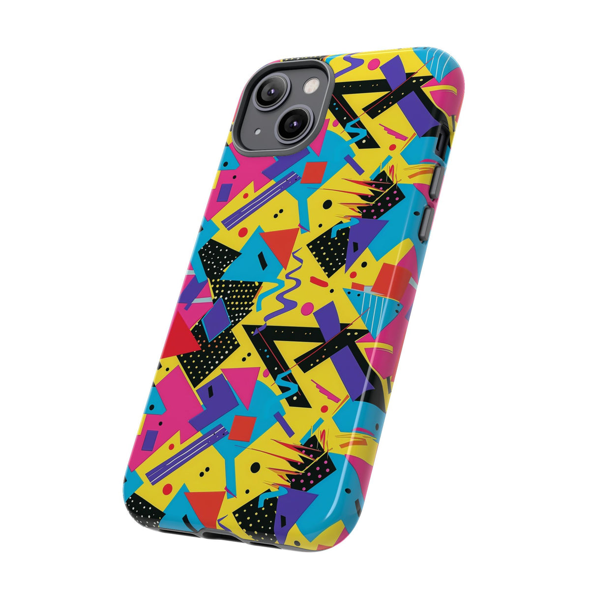 90s Themed Seamless Pattern Phone Case – Embrace Retro Style and Protection 223