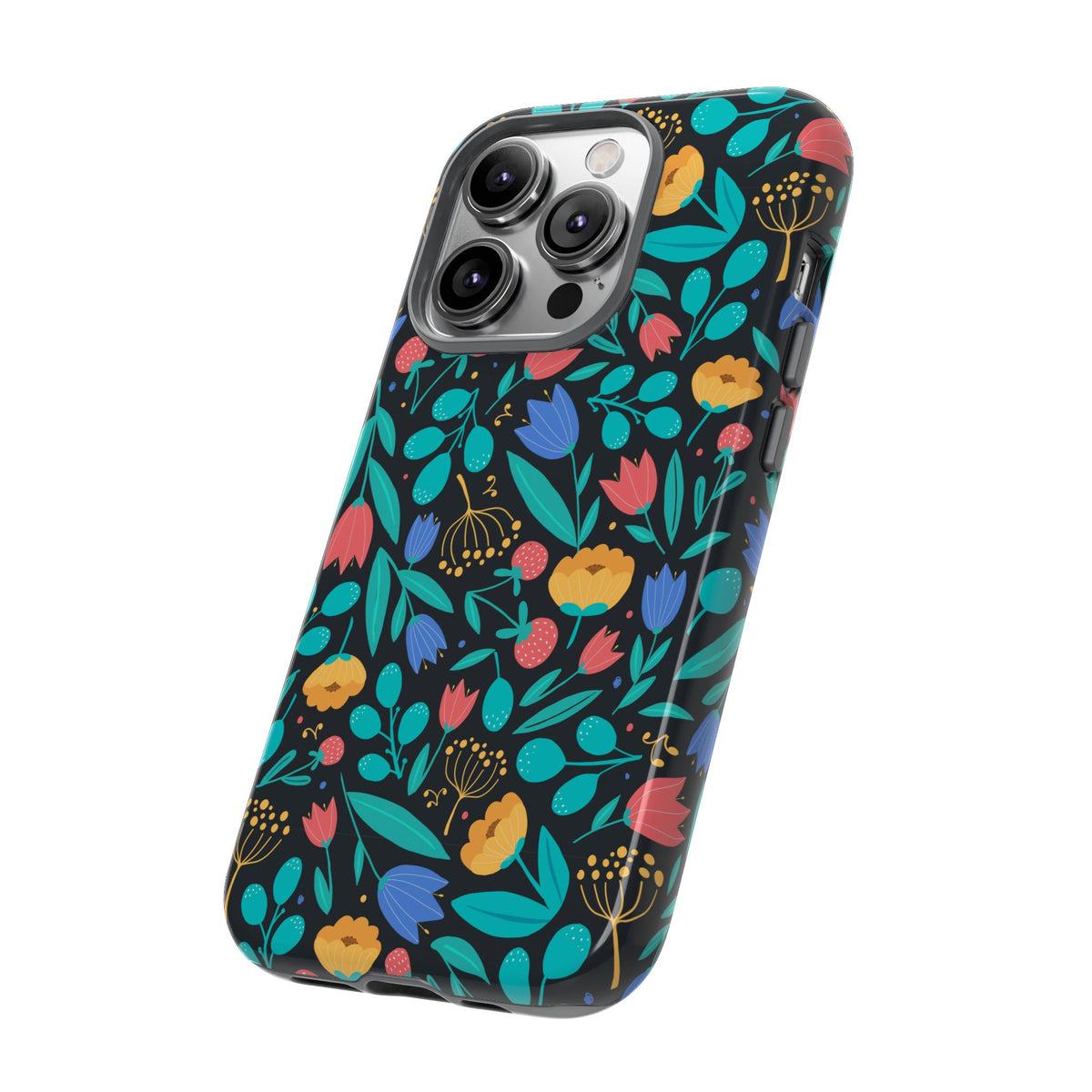 Colorful Little Flower Design Phone Case – Bright and Cheerful Floral Phone Cover